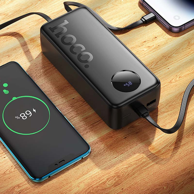 Портативное ЗУ Power Bank Hoco J132B Sabio 22.5W+PD20W with 3 cables 30000 mAh Херсон - зображення 4