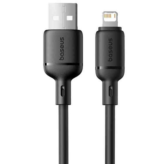 Дата кабель Baseus Foamed Silicone USB to Lightning 2.4A (1m) (E04269) Херсон