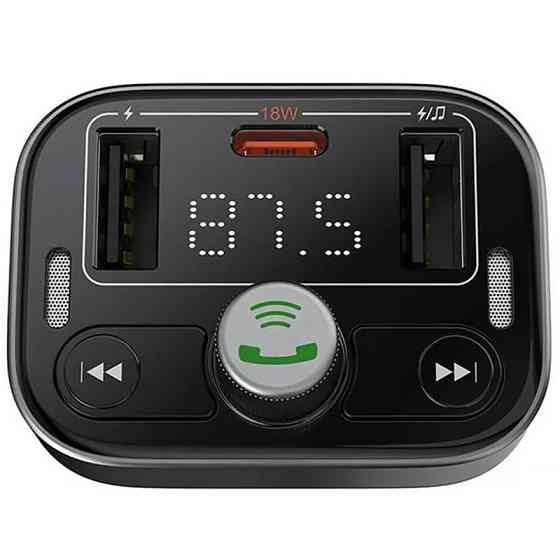 АЗУ FM модулятор Baseus S-09 Pro Series 18W (2USB-A/1C) (C10762200113) Херсон