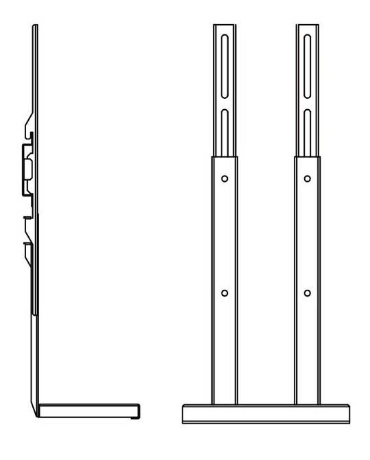 Полка универсальная для тюнера Electriclight LC-13-Black 150х190 мм черная Київ - зображення 5