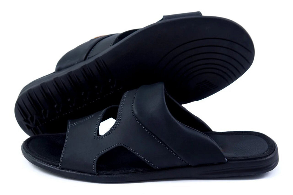 Мужские кожаные  летние шлепанцы-сланцы E-series Natur Motion Київ - зображення 9