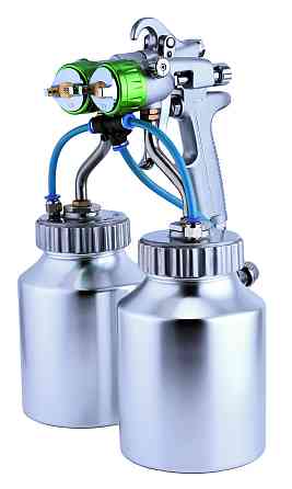 Пистолет покрасочный пневматический HVLP 1,3 (2 бачка, 2 форсунки) AUARITA PT-29B-1.3 Харків