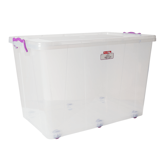 Контейнер на колесах Irak Plastik 60л прозрачный Київ