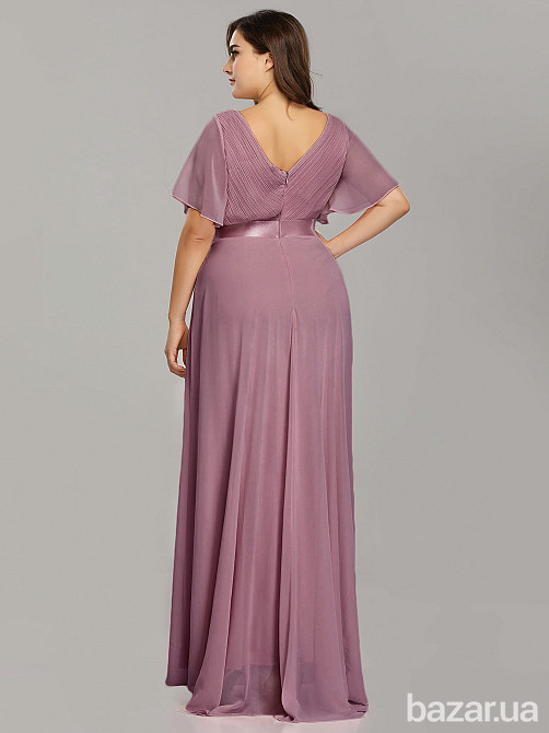 Вечернее платье большого размера тёмно-розовое Киев - изображение 3