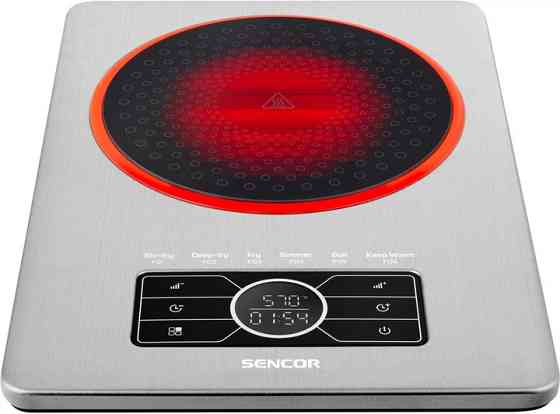 Электроплита Sencor SCP5010SS 1500 Вт серебристая Киев