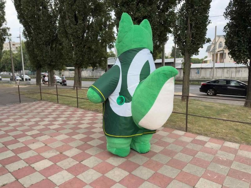 Аниматорский костюм надувной - ходячий щит бренда 240 см 4 часа работы Київ - зображення 6