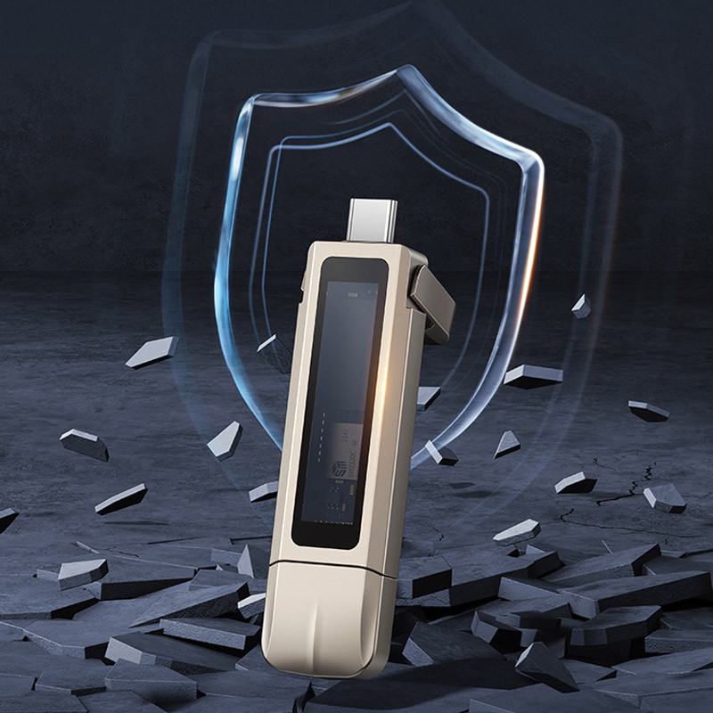 Флеш-накопитель Usams US-ZB274 2in1 USB 3.2 + Type-C GEN1 Dual Ports Aluminum Alloy 5G – 128GB Херсон - изображение 5