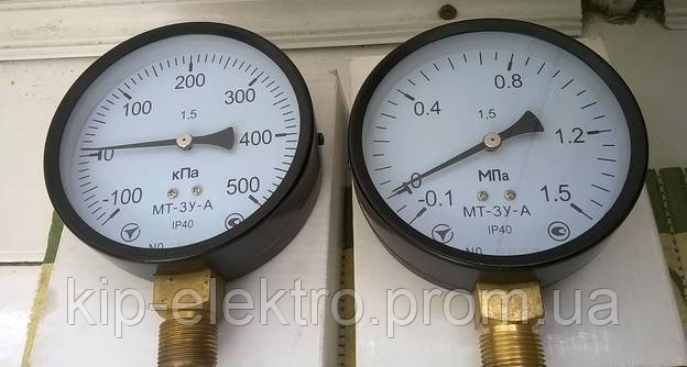 Мановакуумметр показывающий МТ-3У-А (МТ-3У, МТ 3У, МТ3У, МТ3-У) - радиальный штуцер (РШ) Киев - изображение 3