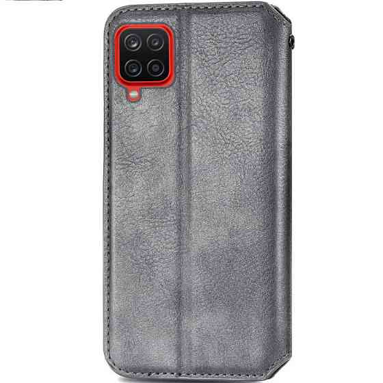 Кожаный чехол-книжка GETMAN Cubic (PU) для Samsung Galaxy A12 / M12 Херсон