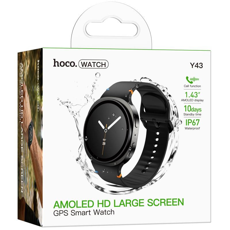 Смарт-часы Hoco Y43 Amoled Smart sports watch (call version) Херсон - зображення 2