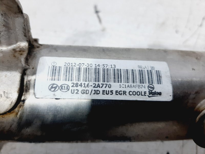 Радиатор EGR Hyundai I30 GD 1.6 DIESEL D4FB 2011 (б/у) Киев - изображение 3
