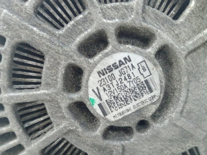 Генератор Nissan X-Trail 2007-2015 23100JG71A (Арт. 61518) Київ - зображення 6