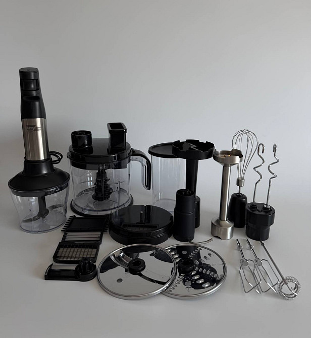 Блендер погружной в наборе Zepline ZP-00347 1500 Вт черный Київ - зображення 7