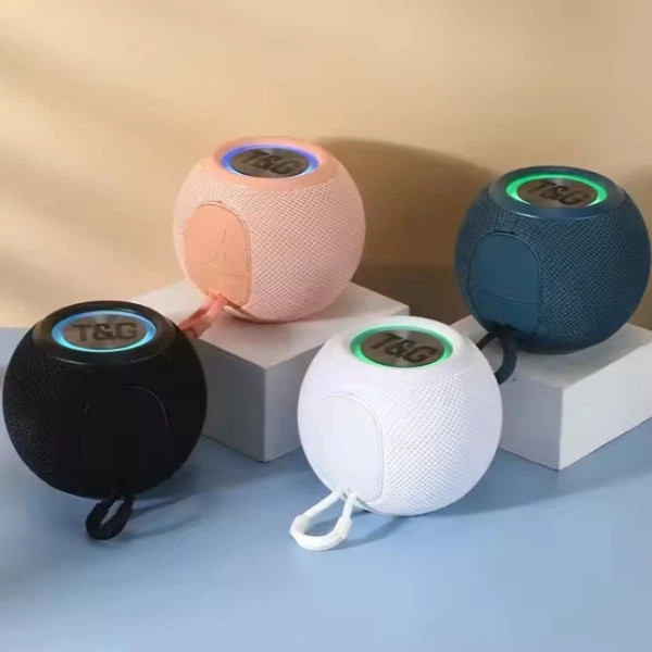 Колонка портативная Bluetooth T&G TG337 white белая Київ - зображення 5