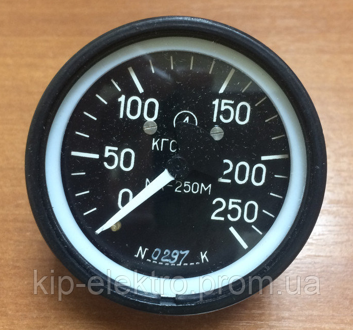 Манометр авиационный МА-250, МА-250М (МА, МА250, МА 250, МА250М, МА 250М) - осевой штуцер (ОШ) Київ - зображення 3