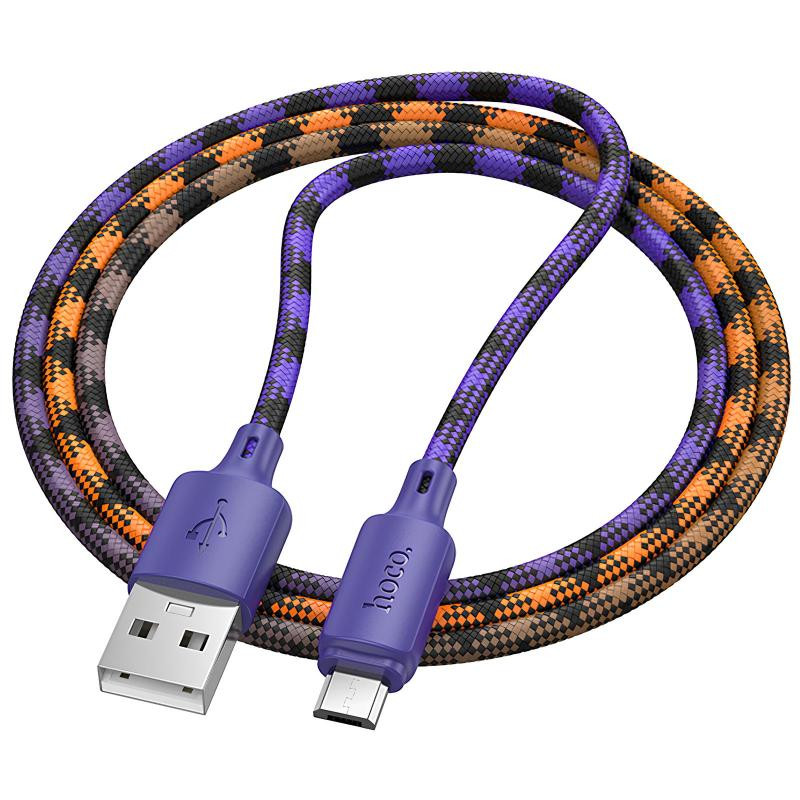 Дата кабель Hoco X116 Meridian USB to MicroUSB 2.4A (1m) Херсон - зображення 3