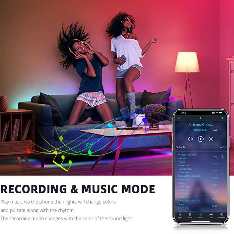 Светодиодная RGB лампочка Smart bulb light 4pcs with Bluetooth E27 with app Херсон - изображение 6