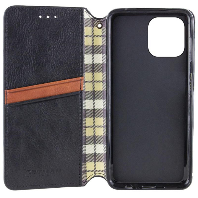 Кожаный чехол-книжка GETMAN Cubic (PU) для Apple iPhone 13 (6.1") Херсон - зображення 3