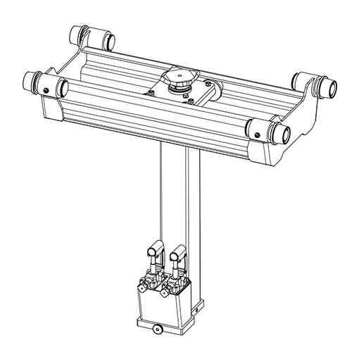 Подъемник канавный (ямный гидравлический домкрат) 20 т, HEAVY DUTY, 750мм ХЗСО HPL-20750 Харьков
