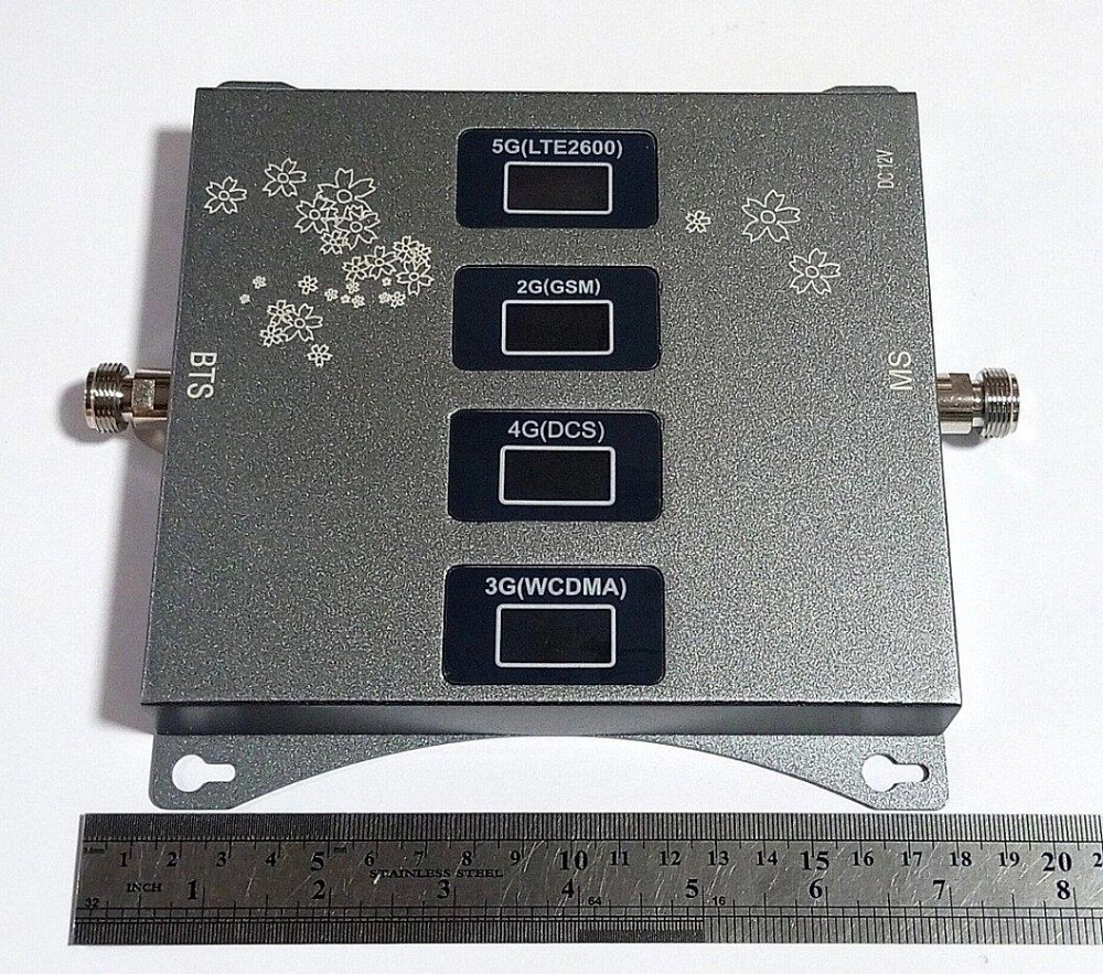 Репитер усилитель мобильного сигнала четырехдиапазонный 2G/3G/4G HB-CGDW 900/1800/2100/2600 МГц , 50 Днепр - изображение 3