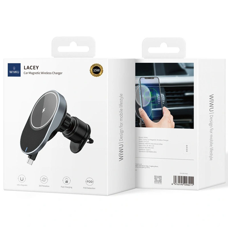 Автодержатель с БЗУ WIWU CH-315 Херсон - зображення 6