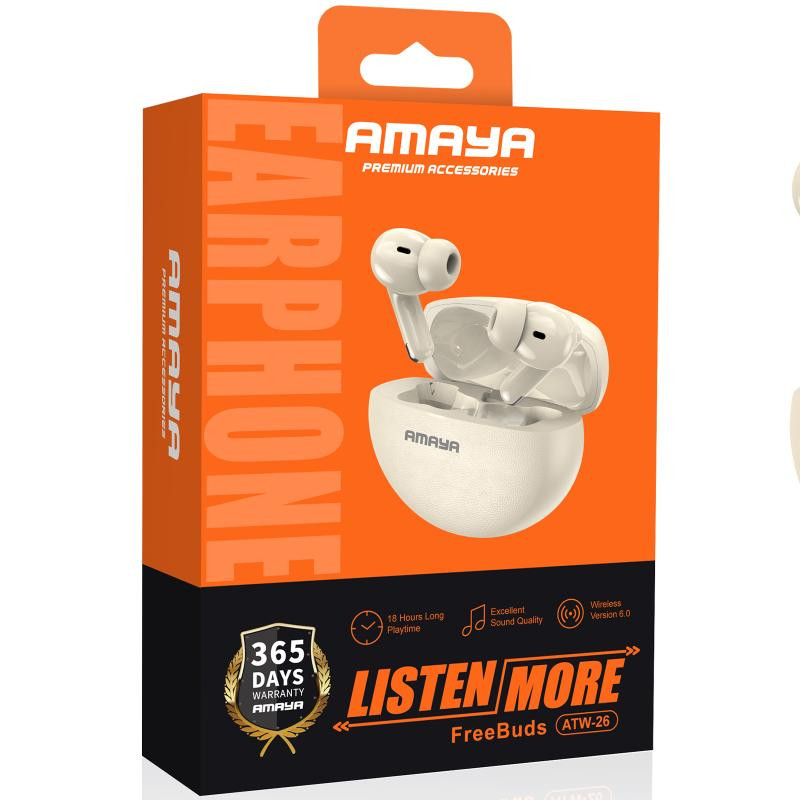 Беспроводные TWS наушники Amaya ATW-26 Game Mode Херсон - зображення 2
