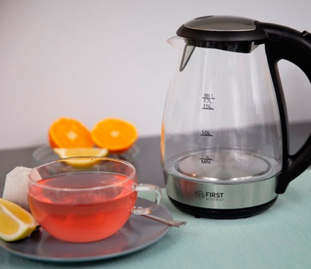 Електрочайник First FA-5405-8 1.7 л черный Киев - изображение 2