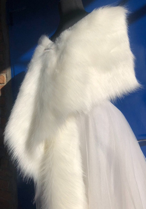 шубка накидка нова штучне хутро песця Кривий Ріг - зображення 3