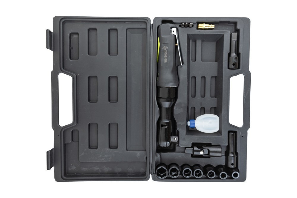 Гайковерт пневматический WERTVOLL 1/2" 160 об/мин 115 л/мин 6.3 bar 69 Нм реверс TPR покрытие корпус Харьков - изображение 6