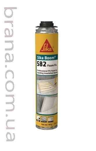 Клей-піна Sika Boom -582 Foam Fix Вишневе - зображення 1