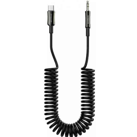 AUX кабель Proove Steel Spring Type-C to 3.5mm 1m Black (ACSS00005201) (Код товару:41622) Харків