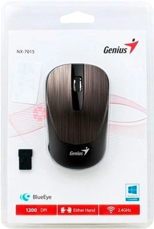 Мышь компьютерная безпроводная Genius NX-7015 Chocolate NP 31030019401 шоколадная Киев - изображение 4