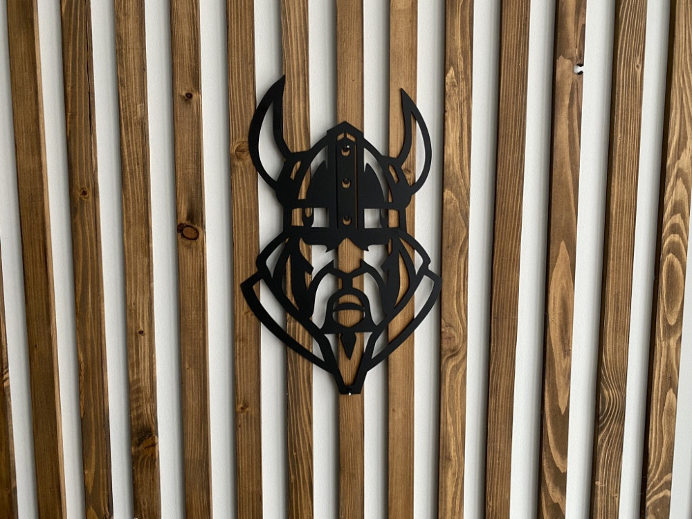 Настенный декор панно картина лофт из металла Викинг Киев - изображение 5