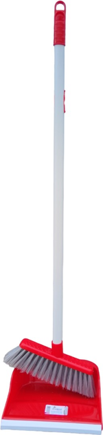 Набор для уборки "Ловушка": Совок складной и щетка, красный, ТМ Zambak Plastic Д 84270R Киев - изображение 1