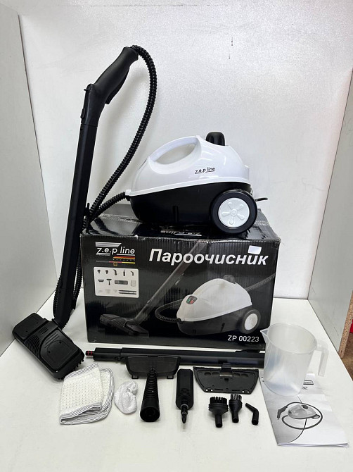 Пароочиститель Zepline ZP-00223-white 3000 Вт белый Київ - зображення 4