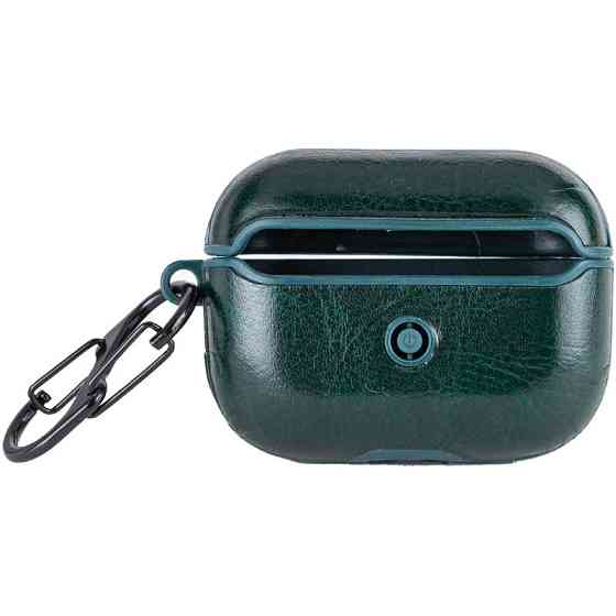 Кожаный футляр Leather series для наушников AirPods Pro Херсон