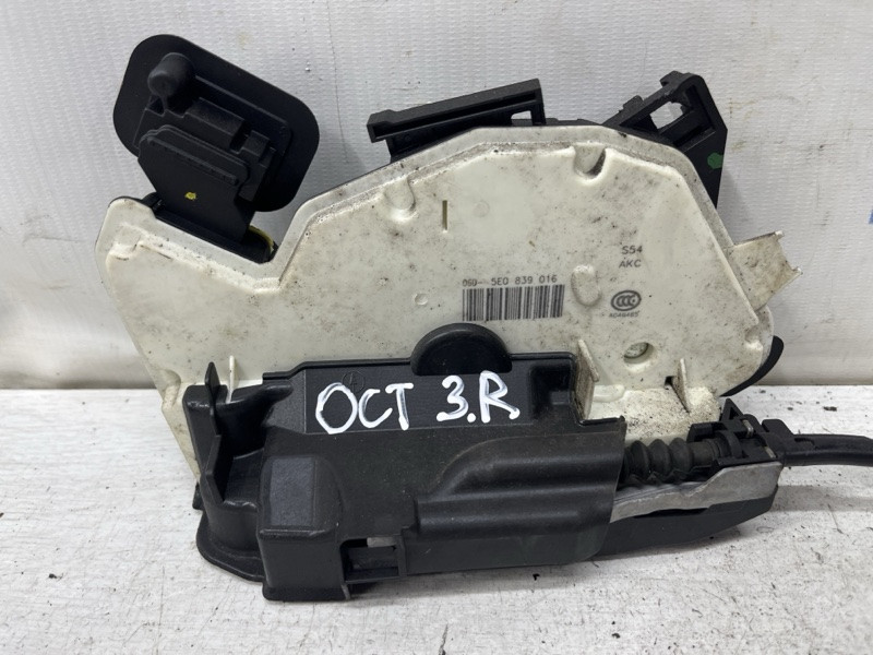 Замок двери задний правый Skoda Octavia 2013-2020 5E0839016 (Арт. 81543) Київ - зображення 2