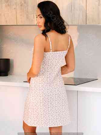 Женская ночная сорочка на тонкой бретели "Mур Квитка" (16984) (арт. 555) Кривой Рог