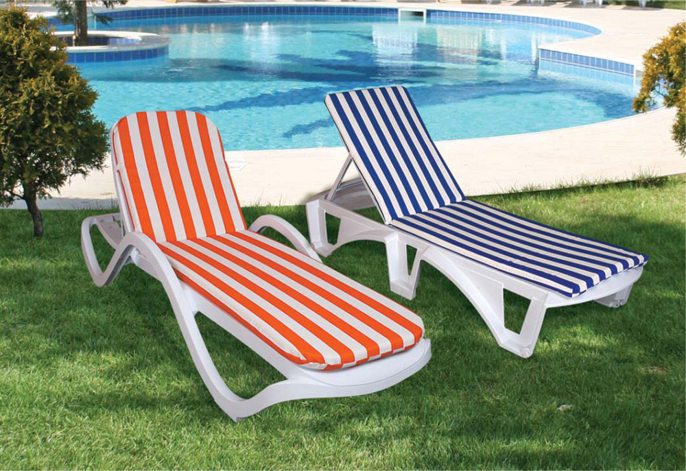 Шезлонг Irak Plastik Capissi белый Київ - зображення 3