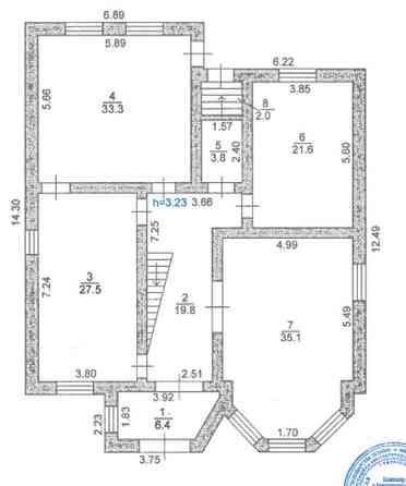 Скибин (7км Бровари). Продам котедж 300кв.м під оздоблення, 15сот Без% Бровари