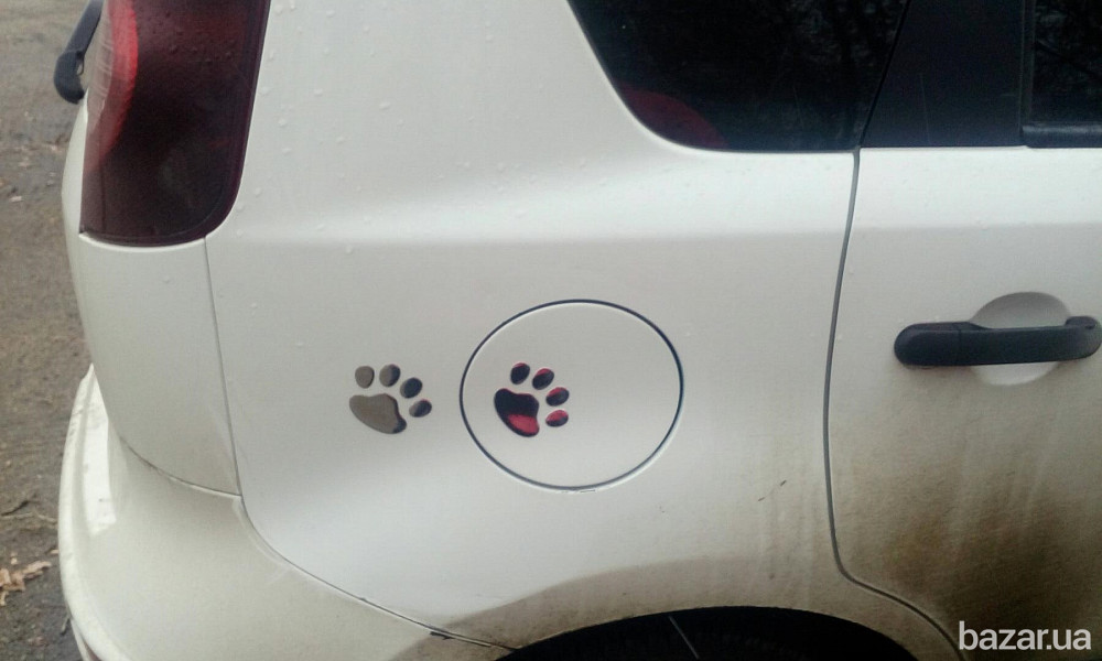 Наклейка на авто Наклейка на авто Следы Золото Борисполь - изображение 6