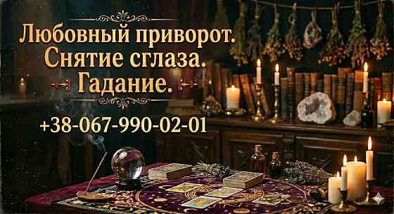 Помощь экстрасенса в Виннице. Гадание, любовная магия, снятие порчи и сглаза. Вінниця