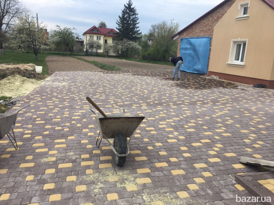 Укладка асфальта.Асфальтирование. Укладання тротуарної плитки.бруківка Рівне - зображення 11