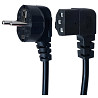 Кабель живлення ArmorStandart CEE 7/7 - С13 кутовий 1.8м black (ARM73124) (Код товару:42293) Харків
