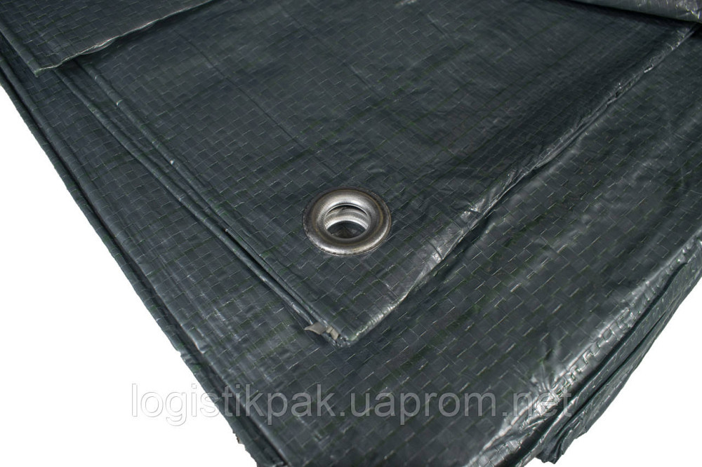 Тент 160г/м2  3мх4м  тарпаулиновый  "PLANDEKA" для защиты от ветра Харьков - изображение 4