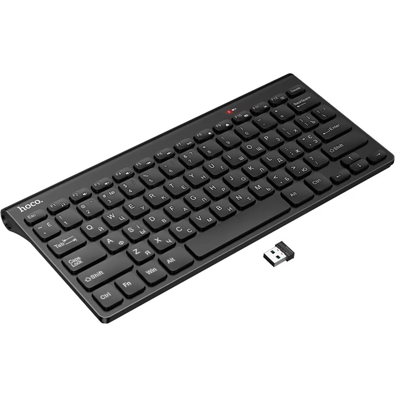 Клавиатура беспроводная Hoco GM70 Dragon mini 2.4G (Ukrainian Version) Херсон - зображення 1