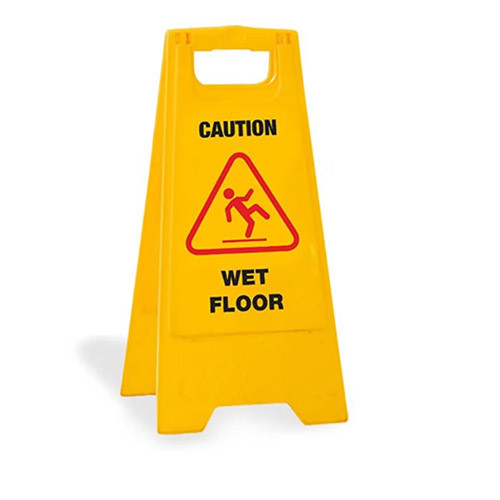 Табличка предупреждающая ”ОБЕРЕЖНО! СЛИЗЬКА ПІДЛОГА". CTU20 Київ - зображення 1