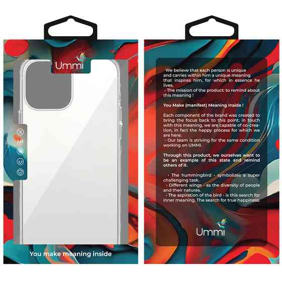Чехол TPU Ummi transparent для Apple iPhone 14 Plus (6.7") Херсон