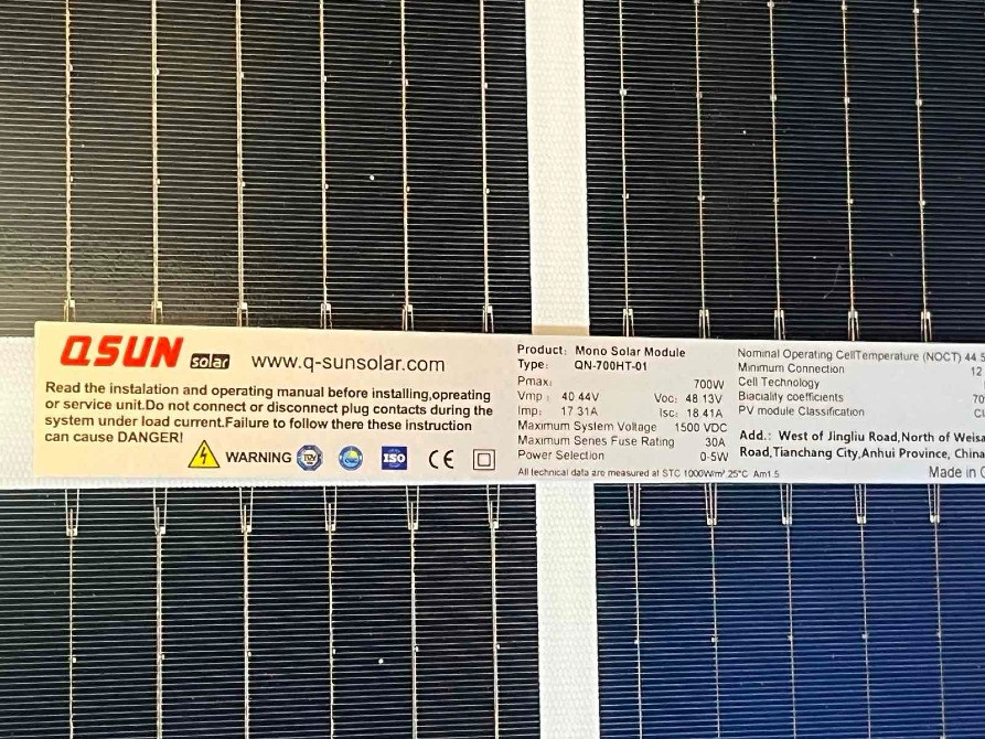 Інноваційна двостороння Сонячна Панель Q-Sun Solar QN-700HG (700 Вт) Львов - изображение 7