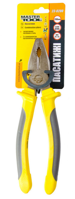 Пассатижи MASTERTOOL 200 мм C55/HRC 45~50 23-0200 Харьков - изображение 2